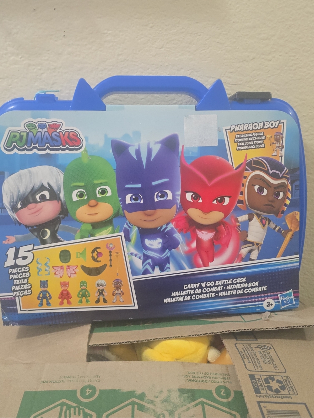 Pj Mask Carry 'N' Go Battle Case Playset - Bright Blue